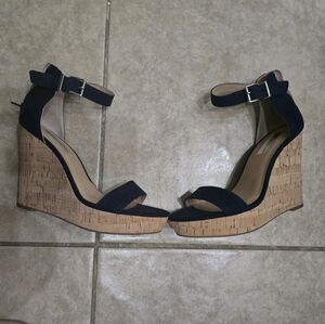 Navy Blue Wedges By INC